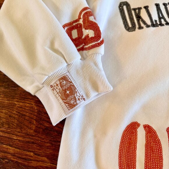 NWT, Medium, Queen of Sparkles Oklahoma State Cowboys OSU Women's Sweatshirt - Picture 9 of 10